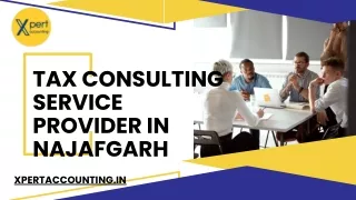 Tax Consulting service provider in najafgarh - pdf