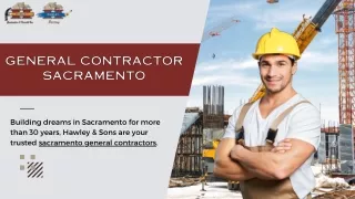 Your Partner in Building Dreams Sacramento General Contractors