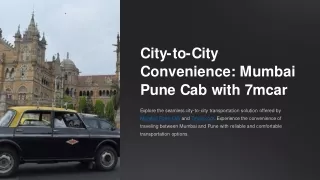 Quick Mumbai Pune Cab Services