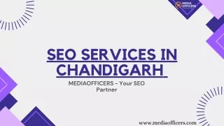 SEO Services in Chandigarh - Your Gateway to Online Success