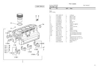 Lamborghini 775-v agile Tractor Parts Catalogue Manual Instant Download