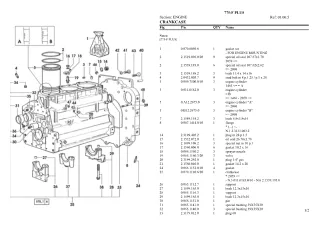 Lamborghini 775-f plus Tractor Parts Catalogue Manual Instant Download